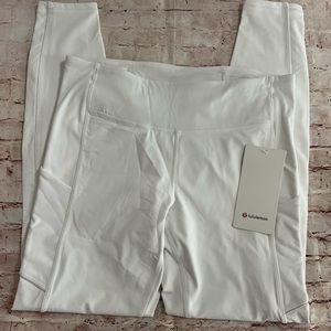 NWT Lululemon Speed Up Tight 28”, Size 10, White